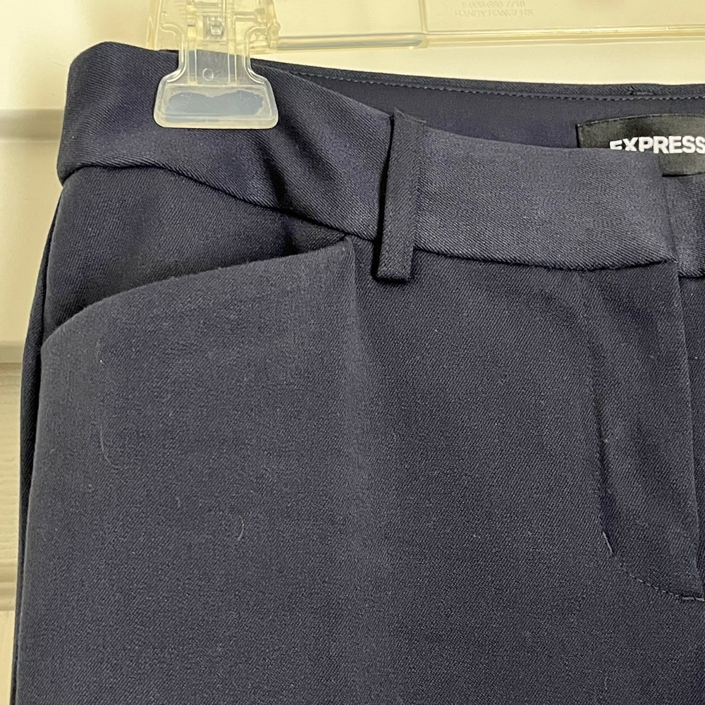 Express Navy Barely Boot Pants - image 3